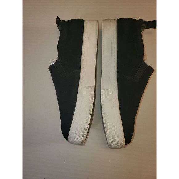 Circus By Sam Edelman Black Suede Slip On Platform Sneakers Shoes Size 8 - Picture 3 of 7
